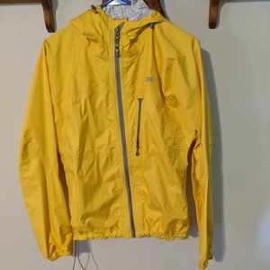 Bright Yellow Sherpa Rain Jacket Small